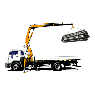 Grue montée sur camion de 2 tonnes