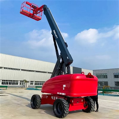 Nacelle élévatrice télescopique pour chantier