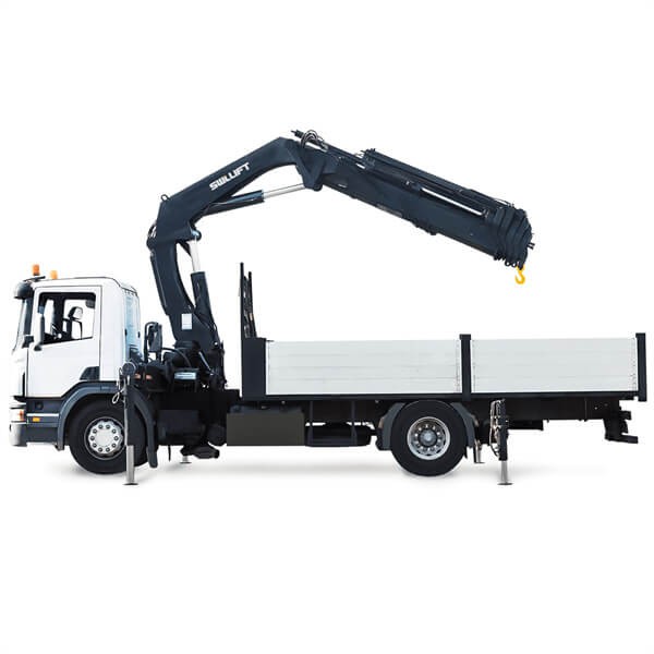 Grue télescopique montée sur camion